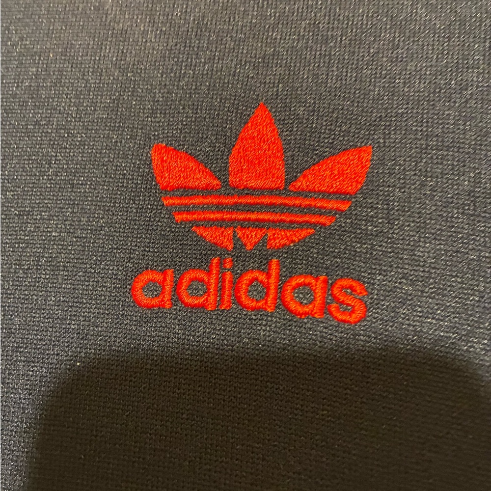Adidas Originals Superstar Track Jacket In Legend Ink-Red #BR4320 Men's Size M - Picture 4 of 9